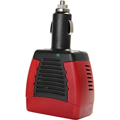 Onduleur 75 W, port de chargement USB, adaptateur allume-cigare 12 V à 220 V, conception compacte, convient aux conducteurs, voyageurs, campeurs et amateurs. (1/4)