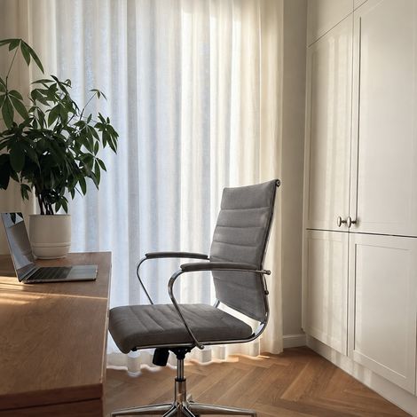 Design-Konferenzstuhl/Esszimmerstuhl Cádiz - Anthrazit - Schicker Stuhl für Esszimmer & Büro