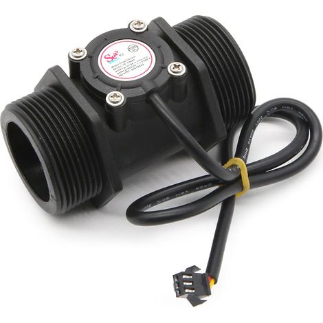 Capteur de débit d'eau 1,5" 22 mm, débitmètre à effet Hall, compteur de fluides, industrie (1/5)