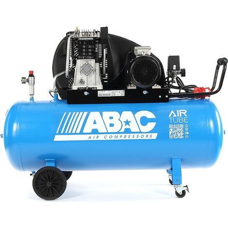 Compresor ABAC Pro EXP A49B/200 4HP 400V Alta Potencia y Rendimiento 200L y 4HP para Uso Industrial Modelo A49B/200, 400V (1/3)