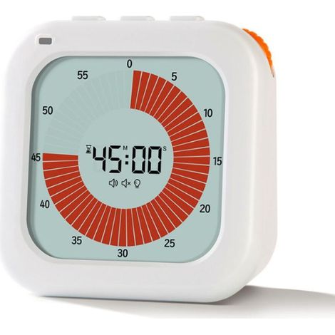 Minuteur Cuisine Minuteur Enfant, Compte à rebours de 60 Minutes Minuteur Visuel Enfant, Silencieux Outil de Gestion du Temps pour Cuisine, Salle de Classe, Réunions (1/5)