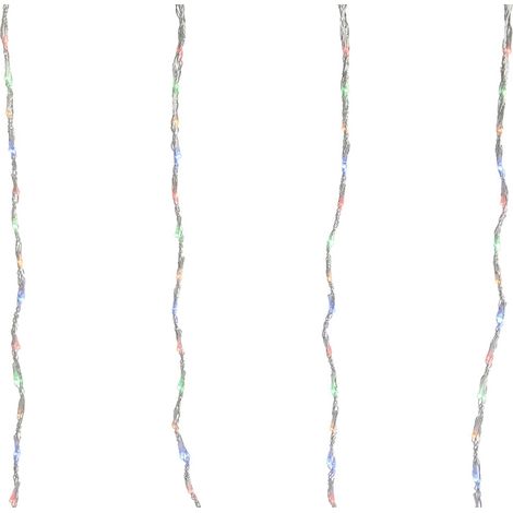 Cortina Led multicolor 2x1m para balcón exterior