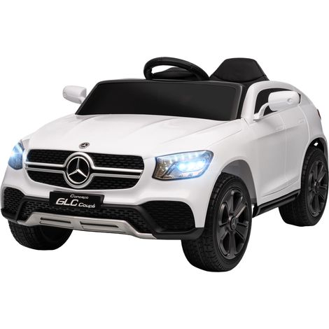 Auto elettrica per bambini 105 x 68 x 50 cm avvio progressivo 3 velocità telecomando 15 m design moderno in PP bianco 210000614
