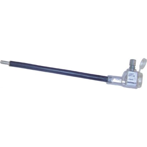 Embout de branchement à perforation d'isolant, noir. 90A. long: 300mm (EBCPAU35M16N) (1/3)