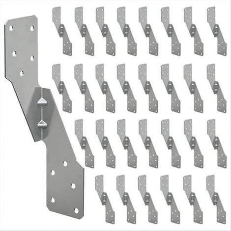 Packung mit 50 Strong-Tie H2.5A Sturmsicherungen aus feuerverzinktem Stahl. (1/5)