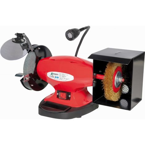 Touret à meuler à meule et brosse 250 W (1/4)