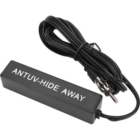 Antenne radio FM/AM amplifiée 12V universelle pour auto, bateau, camping-car, stéréo cachée (1/4)