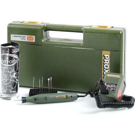 Proxxon Micromot GG12 Graviergerät mit Zubehör, inkl. Koffer 11teilig 18 W