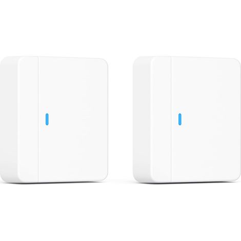 Détecteur Ouverture de Porte, Base SBS50 Requise, SDS0A, Lot de 2 Détecteurs pour portes et fenêtres, Notifications en Temps Réel via l’Application (1/5)