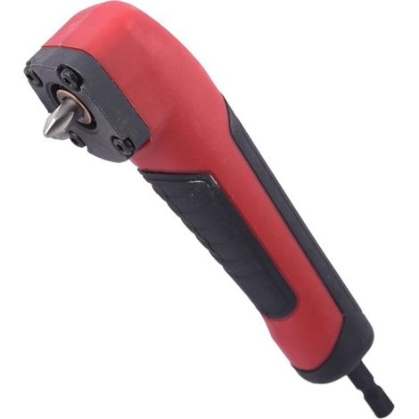 Accesorios para brocas de ángulo recto, adaptador de taladro de 90 grados, herramienta de reparación de destornillador eléctrico, accesorios de ángulo recto, soporte de destornillador extendido, adapt (1/4)