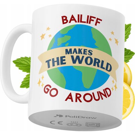 Taza para alguacil. Divertida taza de café/té con diseño gráfico y texto humorístico. Taza para cumpleaños, santos, días festivos. Taza premium para ocasiones especiales en casa, oficina, trabajo, caf (1/5)