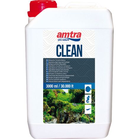 Amtra clean, purificateur d'eau naturel pour aquariums, réduit les changements d'eau 3000ml