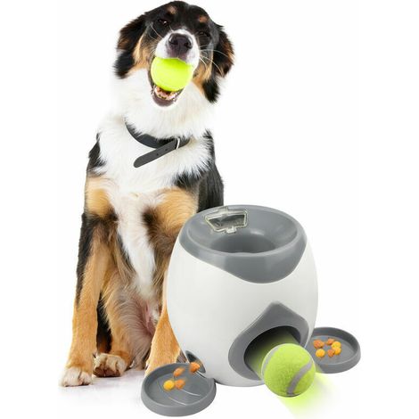 Leckerli-Spender für Hunde, interaktives Hundespielzeug, automatische Leckerli-Belohnungsmaschine für das Hundetraining, Modell: Mehrfarbig (1/4)