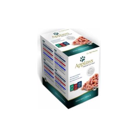 Applaws Sobre Pescado en Caldo Multipack para Gatos - 12 x 70 g