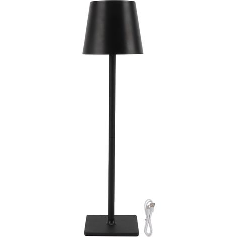 Ortviai Lampe de Table Sans Fil – 3 Modes de Couleur, Réglage Progressif, Batterie 4000 mAh, Noir (1/5)
