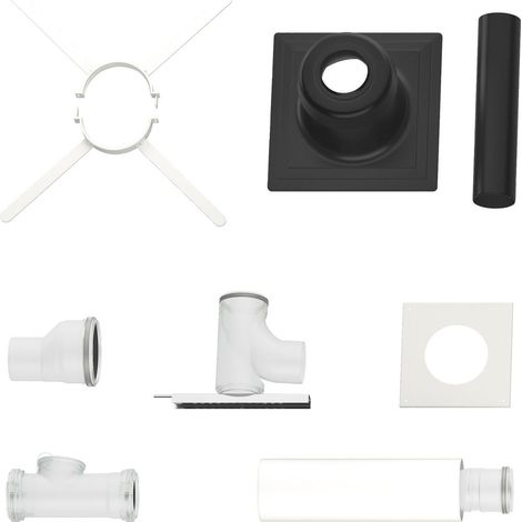 Bosch Abgaszubehör FC-Set110-B53 Grundbausatz B53, Kunststoff, d:110mm, 7738113176