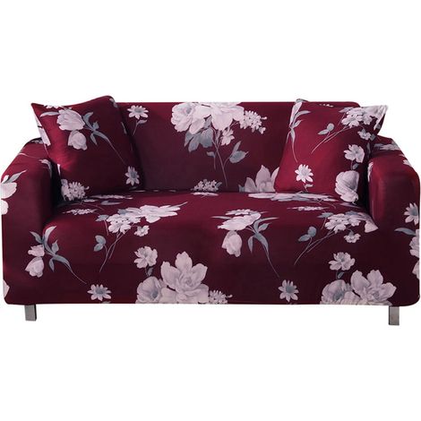 Housse de canapé élastique Universelle Antidérapante Protège-meuble en polyester et spandex lavable (1/5)