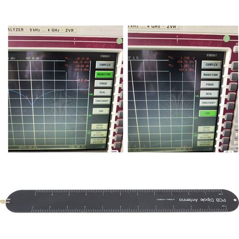 PDA435 Dipolantenne, Linealantenne, Amateurfunkbandantenne, 430-440 MHz, SWR kleiner als 1,2, maximale Sendeleistung 15 W. (1/5)
