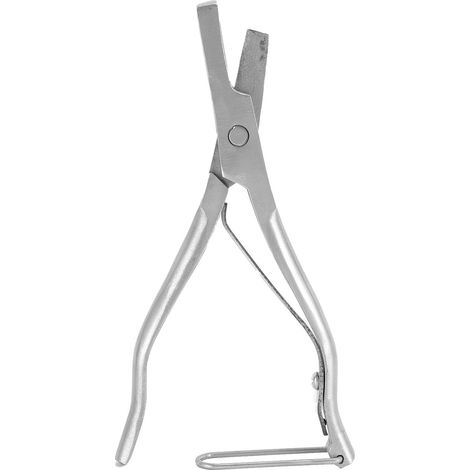 Encocheuse auriculaire pour porcs, antirouille, facile à utiliser, en acier inoxydable, outil de marquage pour animaux d'élevage, encocheuse auriculaire en forme de V (1/5)