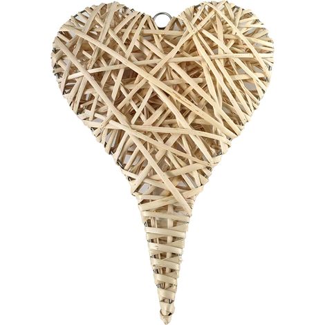 Signes Grimalt Figura Decoracion  Corazon Mediano Colgantes Naranja 6x30x40cm 33102