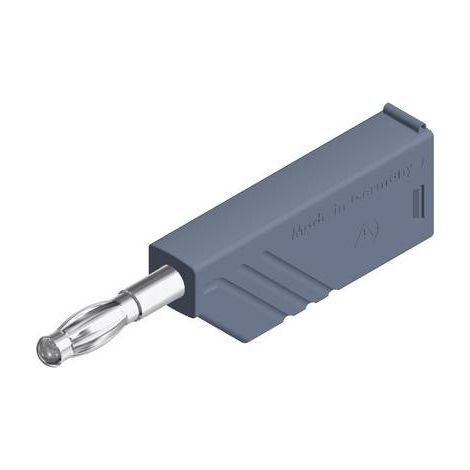 Fiche banane mâle Ø de la broche: 4 mm Hirschmann Test & Measurement LAS N WS grau 934100106 gris 1 (1/2)