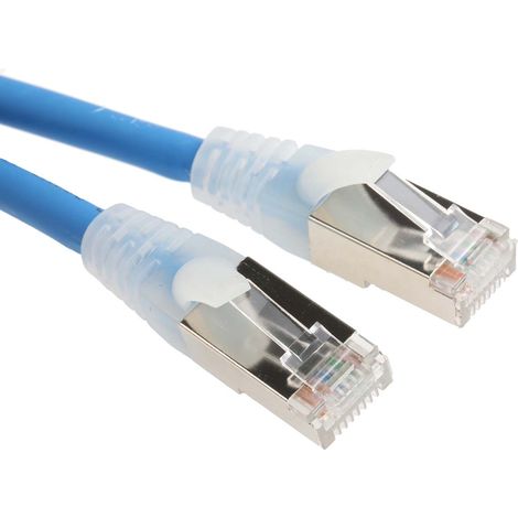Câble cat 6 Avec connecteur / , F/UTP, gaine LSZH Bleu, 10m ( Prix pour 1 )