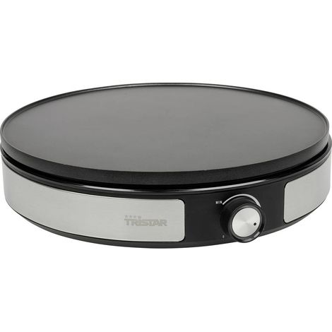 Tristar BP-2639 2-in-1 crêpe-Maker, 1500 W, Plastica, Nero-Argento (1/4)