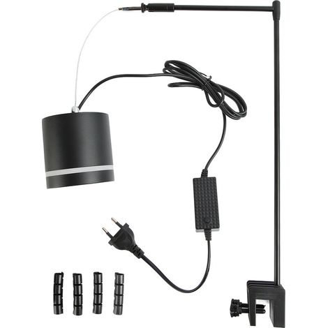 LED-Aquarienleuchte, hohe Helligkeit, LED-Perlen, Aquarienhalterung, Dekoration, EU-Stecker, 220–240 V