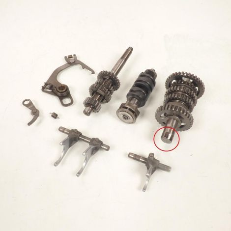 [PRODUIT D'OCCASION] Boite de vitesse origine pour Moto Yamaha 175 YT TriMoto 1982 à (1/2)