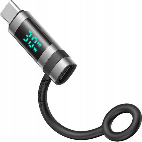 Adaptador MCDODO USB-C USB tipo C a Lightning para iPhone 60W (medidor) (1/5)