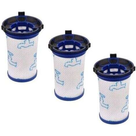 FlkwoH 3pcs Filtres de Rechange pour Rowenta Air Force 360 RH9051WO RH9057WO RH9059WO RH9081WO RH9086WO & Tefal Air Force 360 Aspirateur, Accessoires de Remplacement Alternative à ZR009001 INHHUB (1/4)