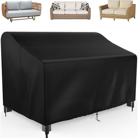 Ensemble de mobilier de jardin, canapé 3 places 162x66x89cm en tissu Oxford (1/4)