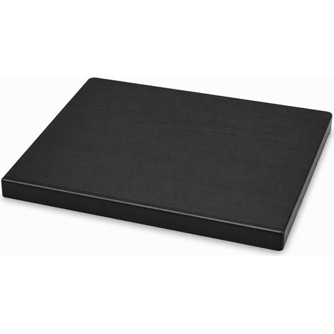 planche à découper noir 40 x 30 cm en bois massif pour la maison (1/5)