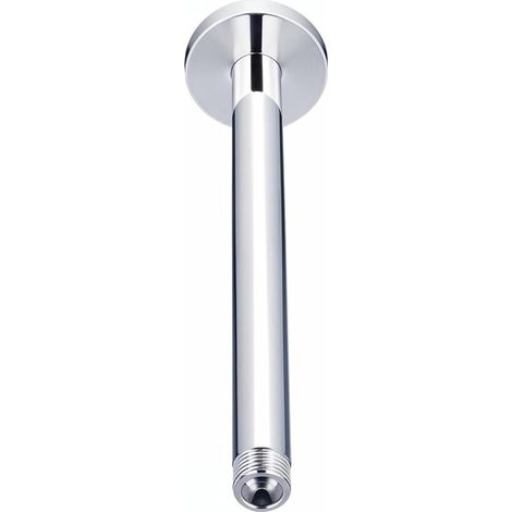 Bras de douche pour pommeau de douche Support de plafond pour douche à effet pluie en laiton massif 20 cm Bras de douche G 1/2 Bras de rechange pour pommeau de douche fixe (1/5)