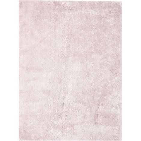 Tappeto Shaggy Bali 100 in Rosa Cipria 80x150 cm (1/4)