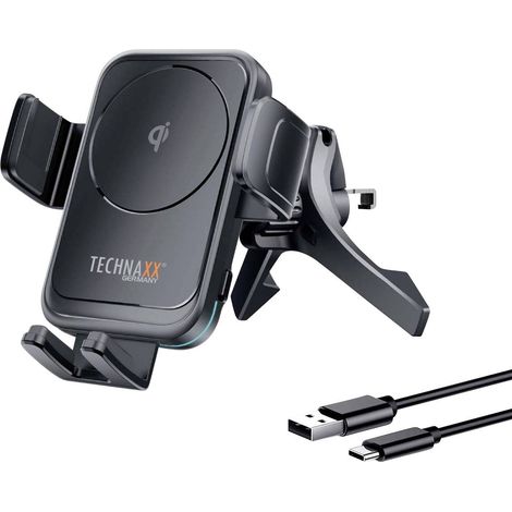 Technaxx Chargeur à induction 15 W TX-322 5259 Sorties standard Qi noir (1/5)