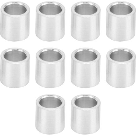 Joint rond d'espacement en alliage d'aluminium, 10 pièces/ensemble, Structure d'intervalle, raccords de Support, diamètre extérieur 8mm
