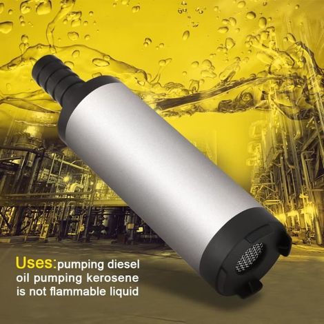 Diamètre 3.8cm Mini Pompe Submersible Electrique Transfert d\'Eau-Diesel-Kérosène Siphon Moto Automobile Voiture 12V (1/4)