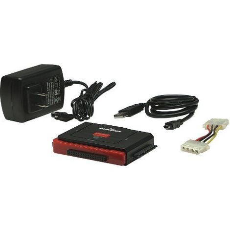 Manhattan Adaptador USB de Alta Velocidad 2.0 a SATA/ IDE (1/3)