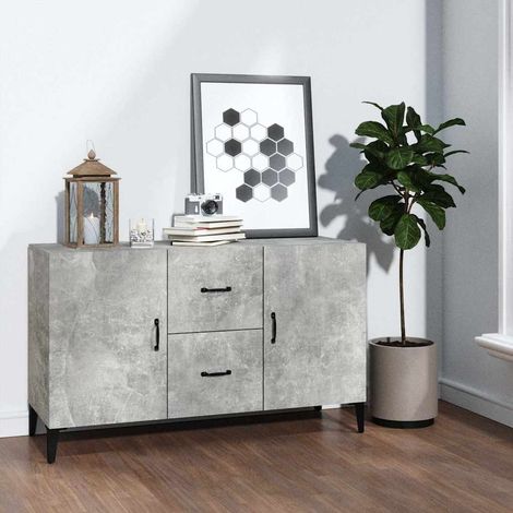 vidaXL Sideboard Concrete Grey 100x36x60 cm Engineered Wood (1/5)