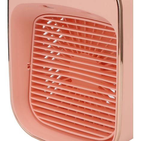 Ventilateur portable 5 vitesses réglable, silencieux, avec humidificateur intégré, idéal pour le bureau, le camping et la maison (180 ml). (1/5)