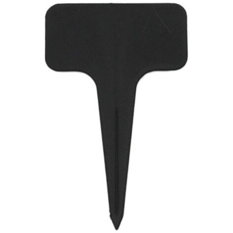 100 pièces Etiquette Jardin Exterieur Marqueurs en Plastique de Plantes Type T Plastique Etiquette Potager quetage Réutilisable et Accessoires pour Plantes(Noir) (1/4)