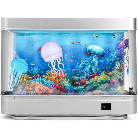 Lumières décoratives pour aquarium océanique, éclairage artificiel pour aquarium tropical, lumières dynamiques, veilleuses, lumières animées virtuelles, UE (1/5)