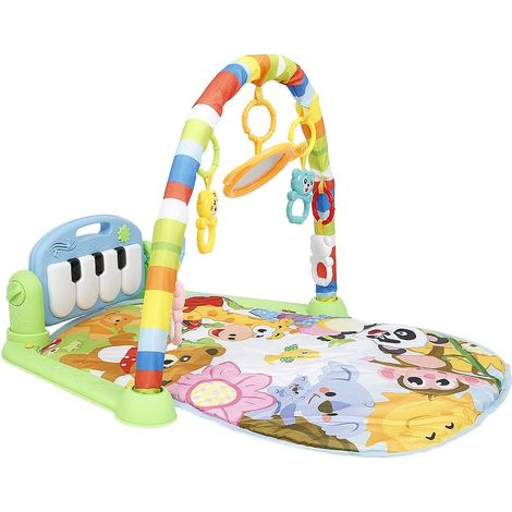 Baby-Aktivitätsmatte – 1 Stück – ABS-Kunststoff – Musikklavier und Lichter – Ganzkörpertraining – 0 bis 3 Jahre (1/5)