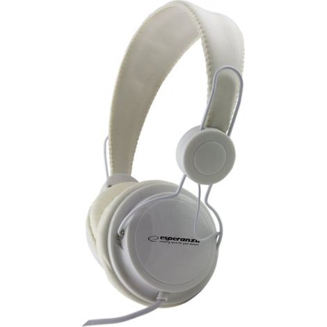 Cuffie audio stereo Esperanza Sensation bianche