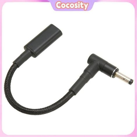 Cocosity Adaptateur USB C 100W vers 4.0x1.7mm, Chargeur Portable pour Ordinateur Portable, Double Puce PD EMARK (1/4)