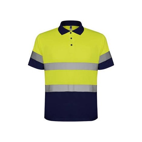 Polo De Alta Visibilidad Polaris Hv930201221  MARINO/AMARILLO FLUOR   XXL