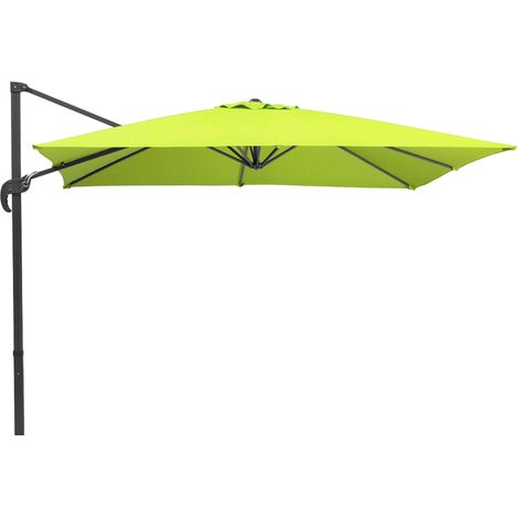 Parasol, Env. 270 x 270 cm, 8 pièces, carré L 270 x B 270 x H 246 cm Vert (1/5)