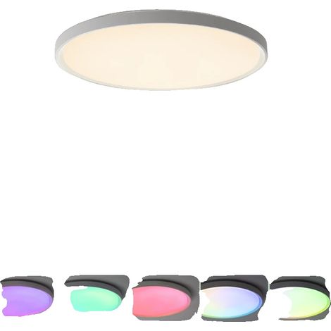 Plafonnier, Éclairage RGB Coloré, Contrôle Intelligent, 37cm (1/2)