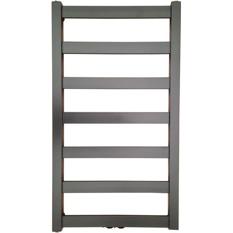 Hydroland Ryoko Radiateur à eau chaude noir mat 970x540 mm